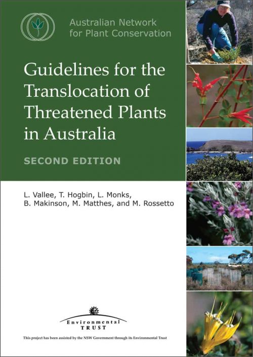 Guidelines for the Translocation of Threatened Plants in Australia (2nd Edn) - CD